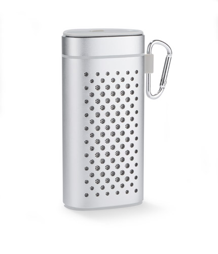 Enceinte publicitaire SOUND 4000 mAh avec power bank et logo.