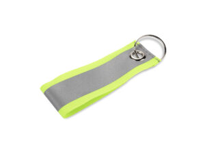 Porte-clés réfléchissant BLIS en polyester – accessoire de sécurité personnalisable.